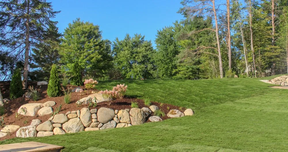 Custom outdoor landscaping for outdoor upgrades in Indian River, MI by Nate O’Grady Landscape & Tree Service