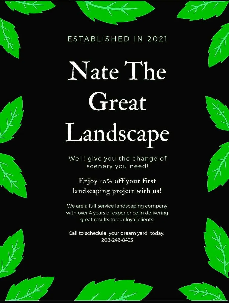 Local lawn care service for beautiful yards across Pocatello, ID - Nate the Great Landscape