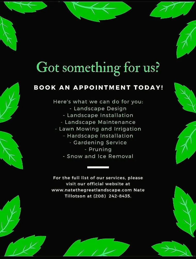 Reliable landscaping services experts serving Pocatello, ID - Nate the Great Landscape