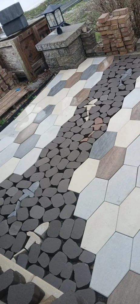 Trusted landscaping services with custom design in Lakeville, MN by Nate's Custom Patios