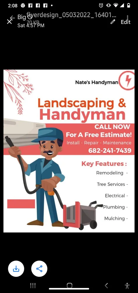 Professional landscape design in Euless, TX - Nate's Handyman