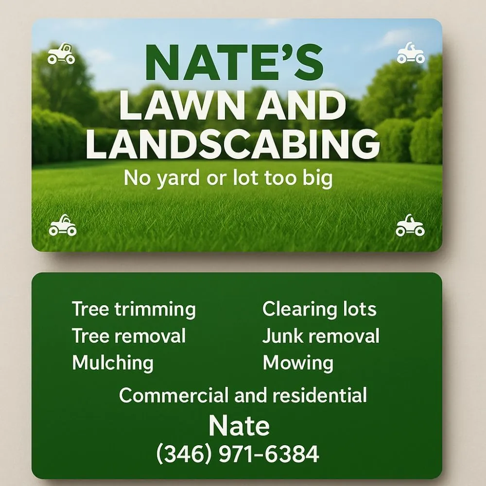 Affordable yard maintenance in Houston, TX by Nate's Lawn and Landscaping