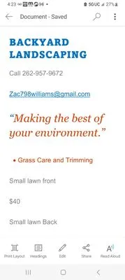 Nates Lawn Care Logo