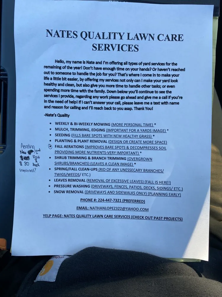 Local yard maintenance for beautiful yards in Algonquin, IL by Nate’s Quality Lawn Care Services