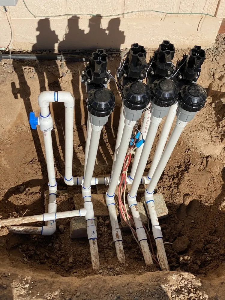 Custom garden landscaping in Buckeye, AZ by Nate's Quality Services