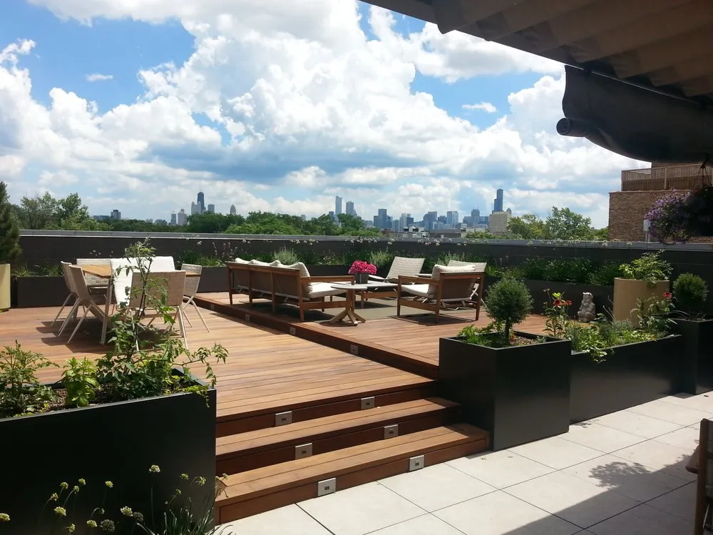 Professional landscape installation for residential properties in Chicago, IL by Nathan Wright Landscape Design