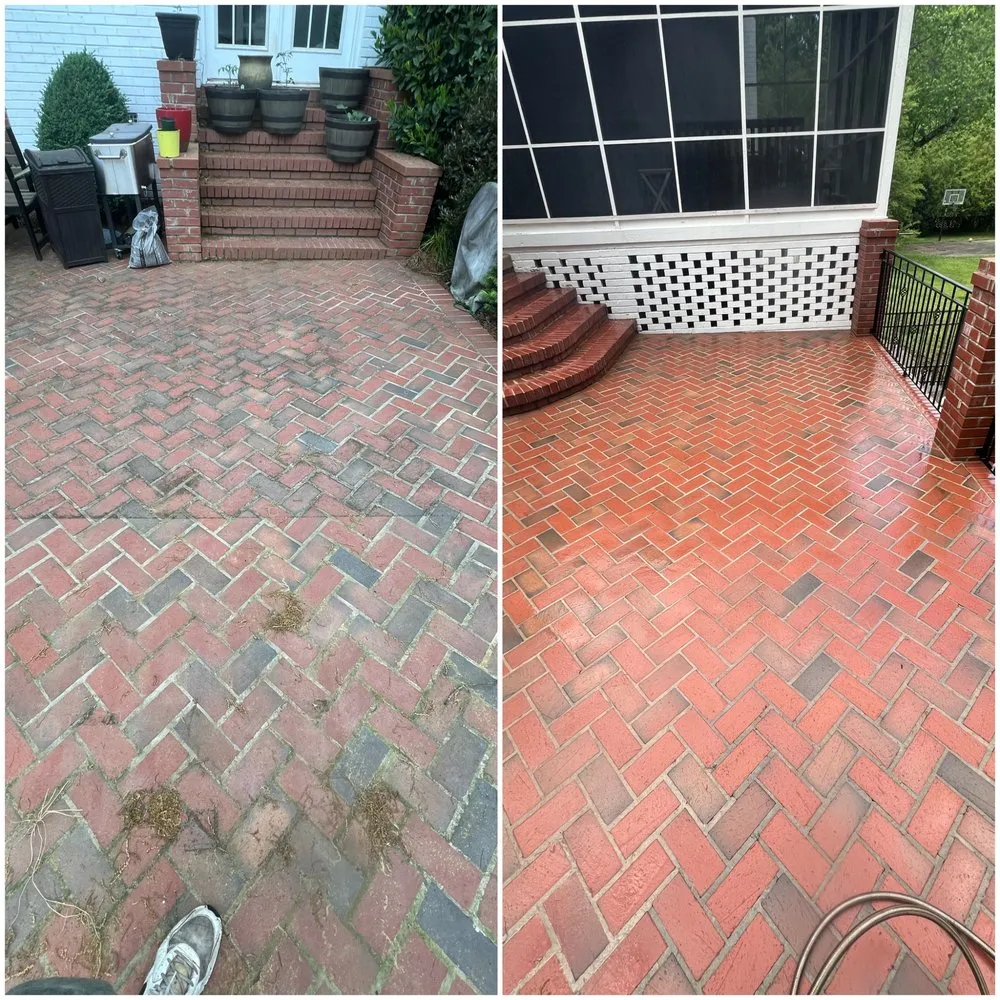 Custom outdoor landscaping in Albemarle, NC by Nathan’s Exterior Services