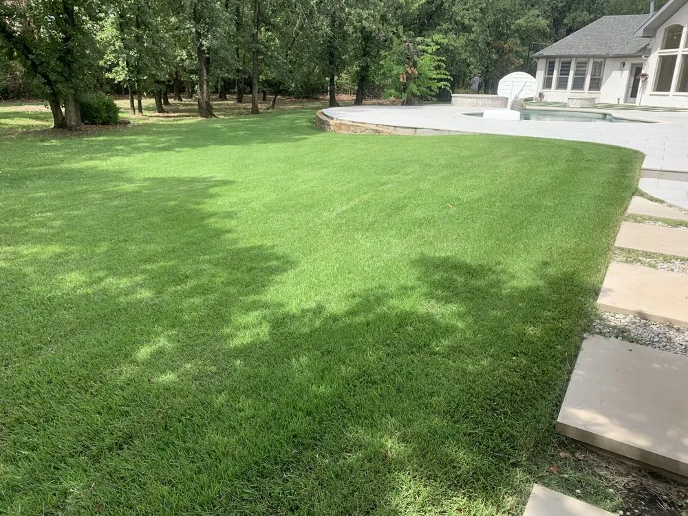 Affordable yard cleanup service with custom design in Argyle, TX by Nathan's Lawn Care