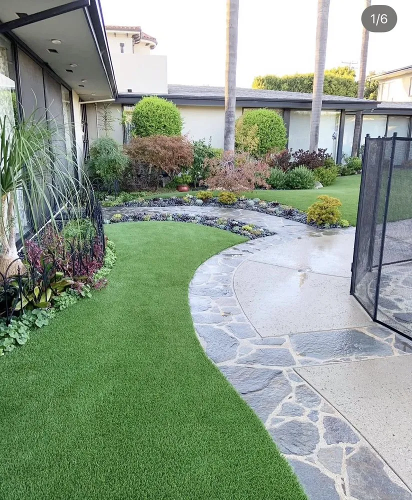 Custom landscape installation for homes across Hermosa Beach, CA - National Greens