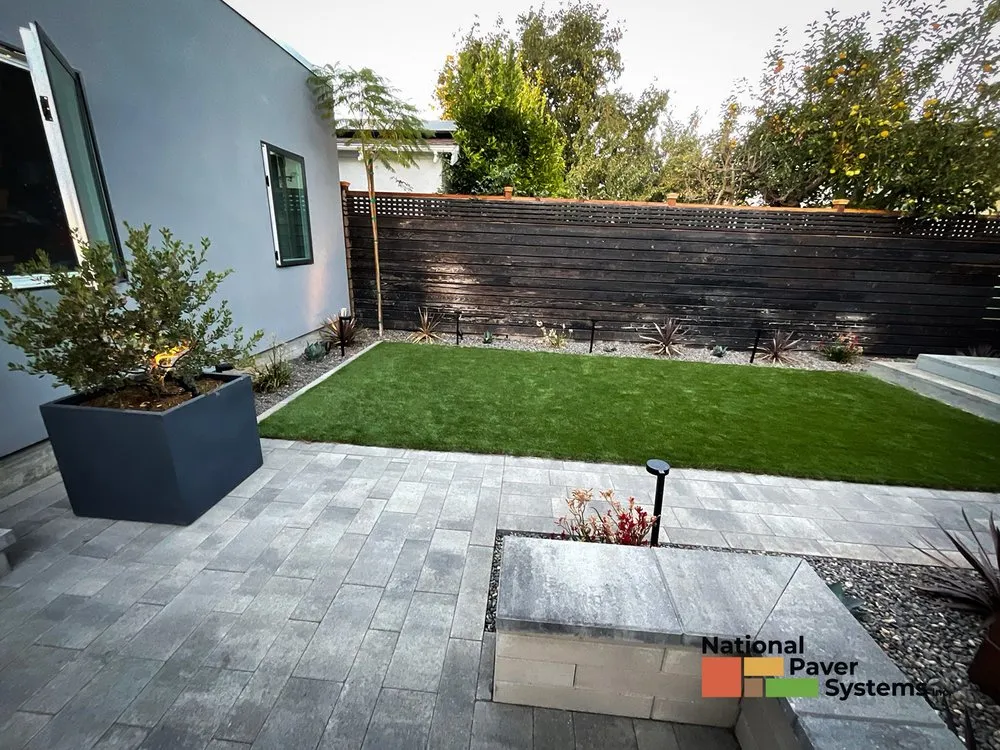 Professional yard cleanup service in Redwood City, CA by National Paver Systems