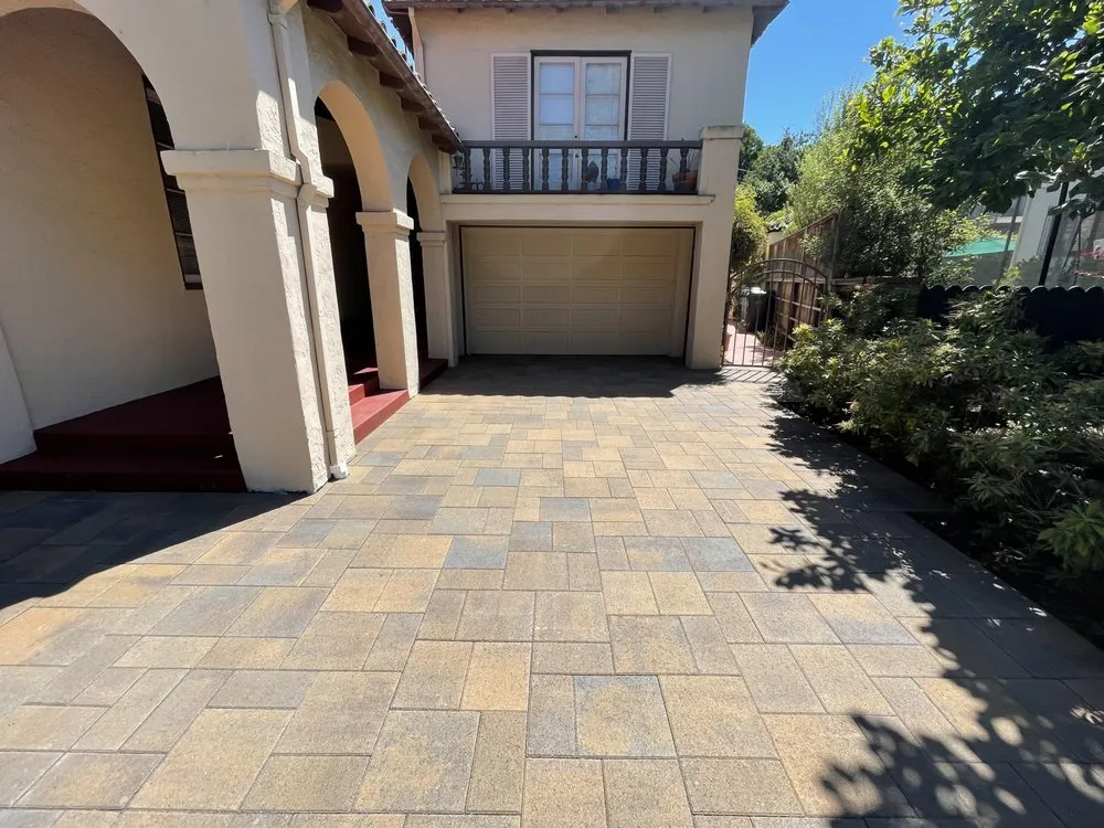 Local lawn mowing service for outdoor upgrades in Redwood City, CA by National Paver Systems