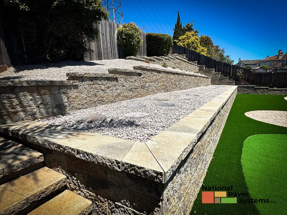 Reliable lawn mowing service for outdoor upgrades in Redwood City, CA by National Paver Systems