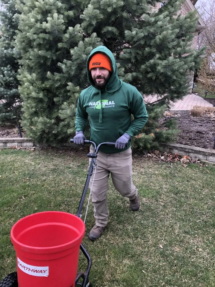 Custom garden landscaping in Naperville, IL by National Yard Work