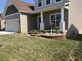 Custom landscape installation in St. Louis, MO by Nations Landscaping
