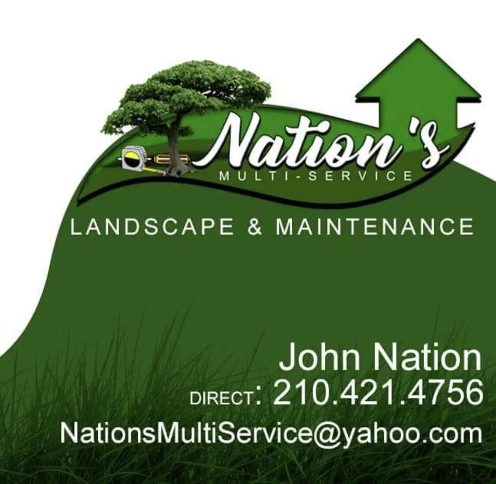 Affordable landscaping services in San Antonio, TX by Nation's Multi-Service