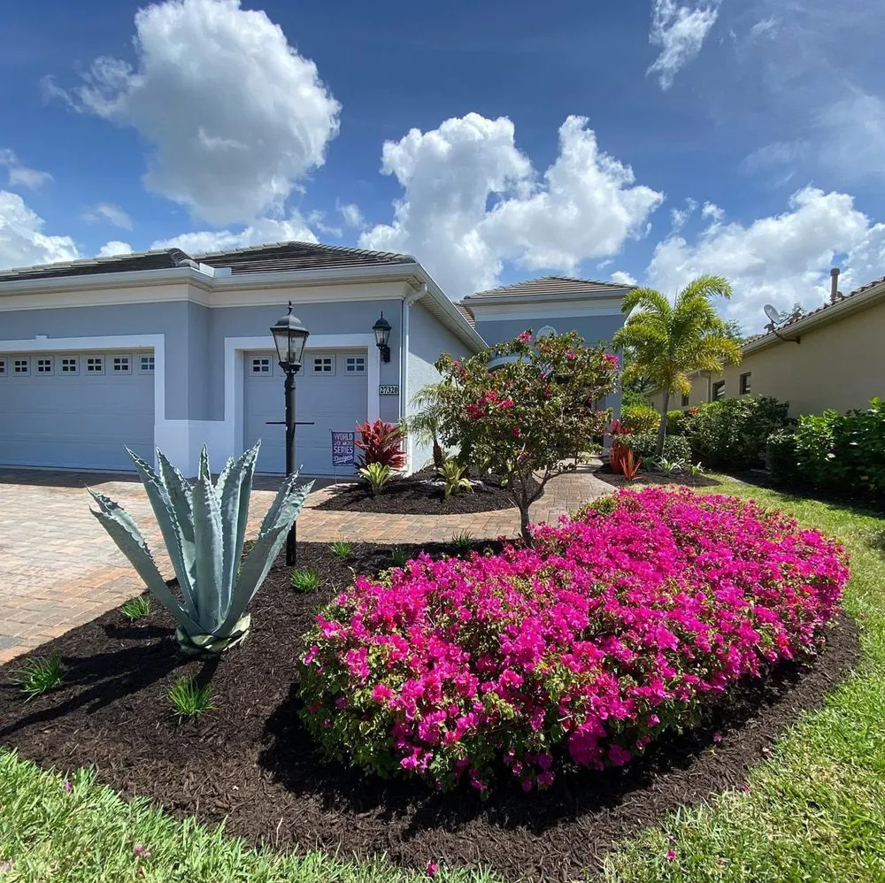 Custom outdoor landscaping for year-round maintenance in Englewood, FL by Native Care Landscape Design