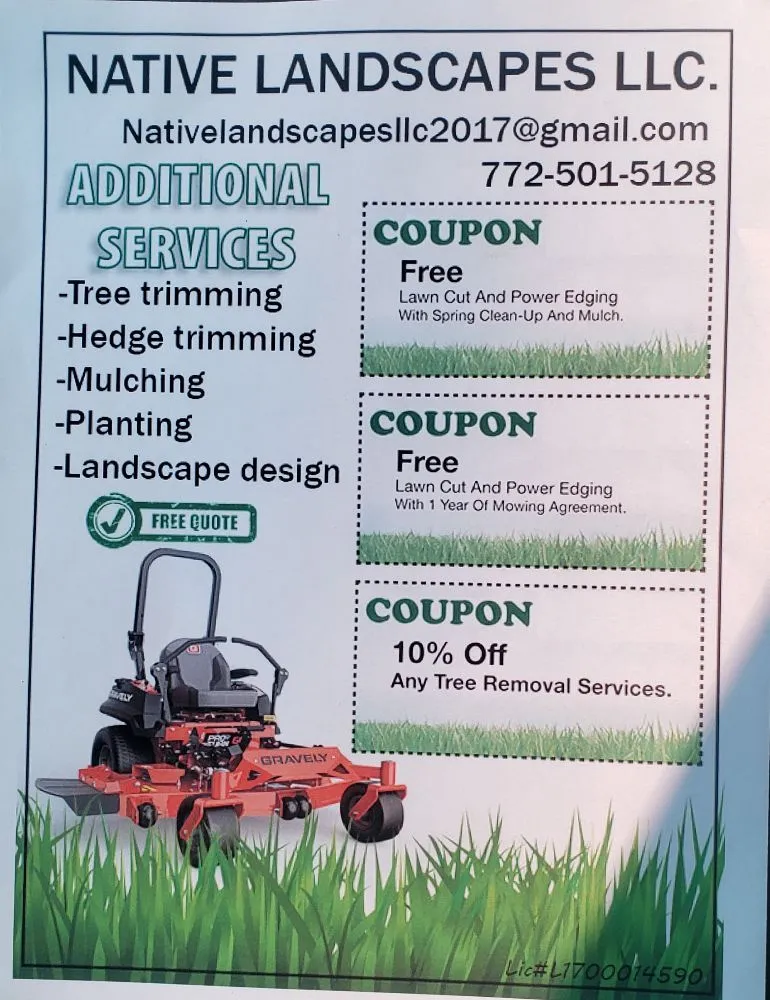 Top-rated outdoor landscaping experts serving Port St Lucie, FL - Native Landscapes