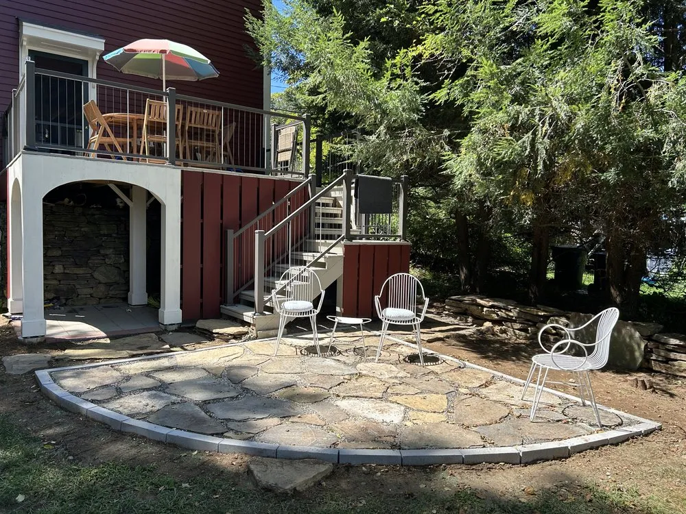 Top-rated landscape installation for homes in Windham, CT by Native Roots Landscaping