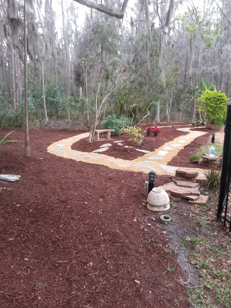 Custom garden landscaping for outdoor upgrades across Maitland, FL - Native Sun Lawn Service LLC
