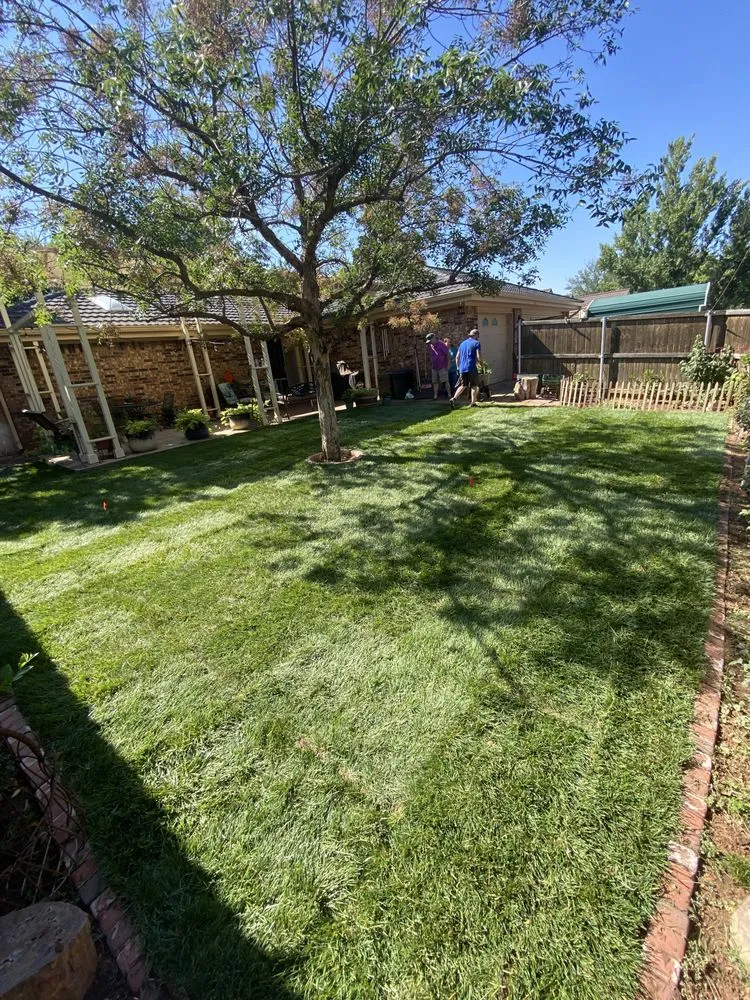 Professional outdoor landscaping in Amarillo, TX - Native Texan Family Landscaping