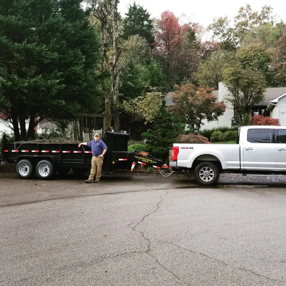 Custom lawn mowing service with custom design in Knoxville, TN by NATIVFX