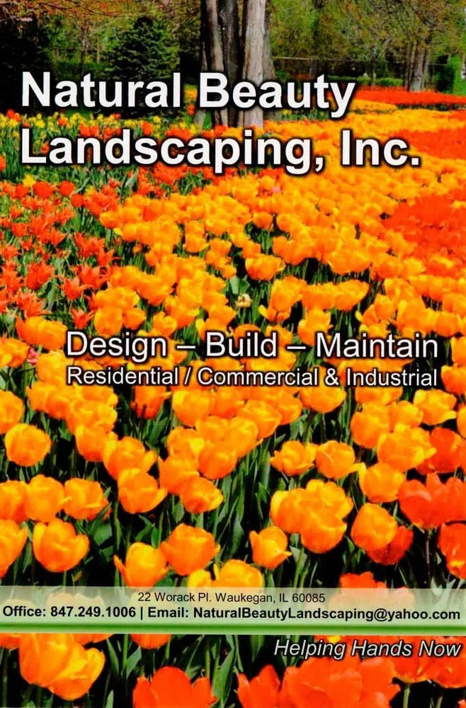 Professional landscape installation with custom design across Waukegan, IL - Natural Beauty Landscaping