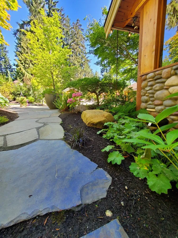 Expert landscape installation with custom design in Snohomish, WA by Natural Concept Landscape