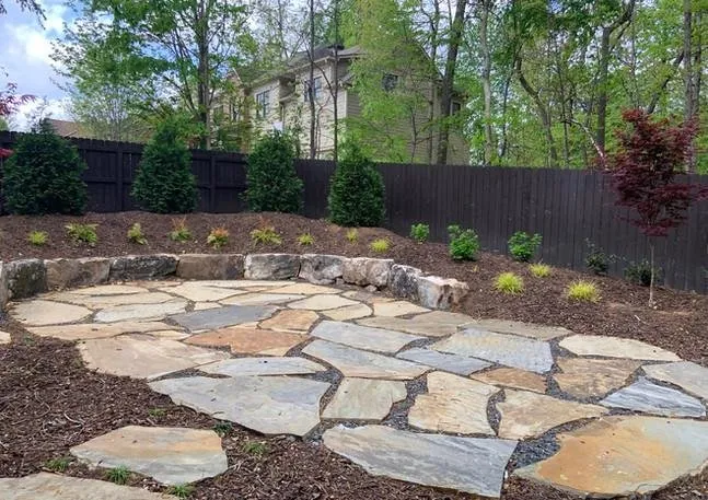 Top-rated outdoor landscaping for residential properties in Kennesaw, GA by Natural Creations Landscape and Design