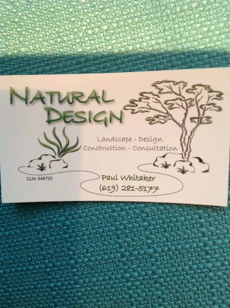 Reliable landscape installation experts serving San Diego, CA - Natural Design By Paul Whitaker