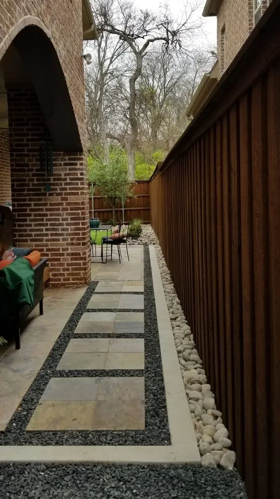 Custom garden landscaping for beautiful yards in Dallas, TX by Natural Environments