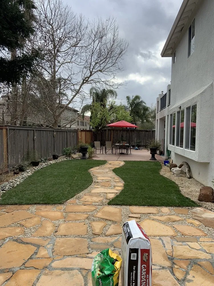 Professional residential landscaping for beautiful yards in Sacramento, CA by Natural Green Gardening