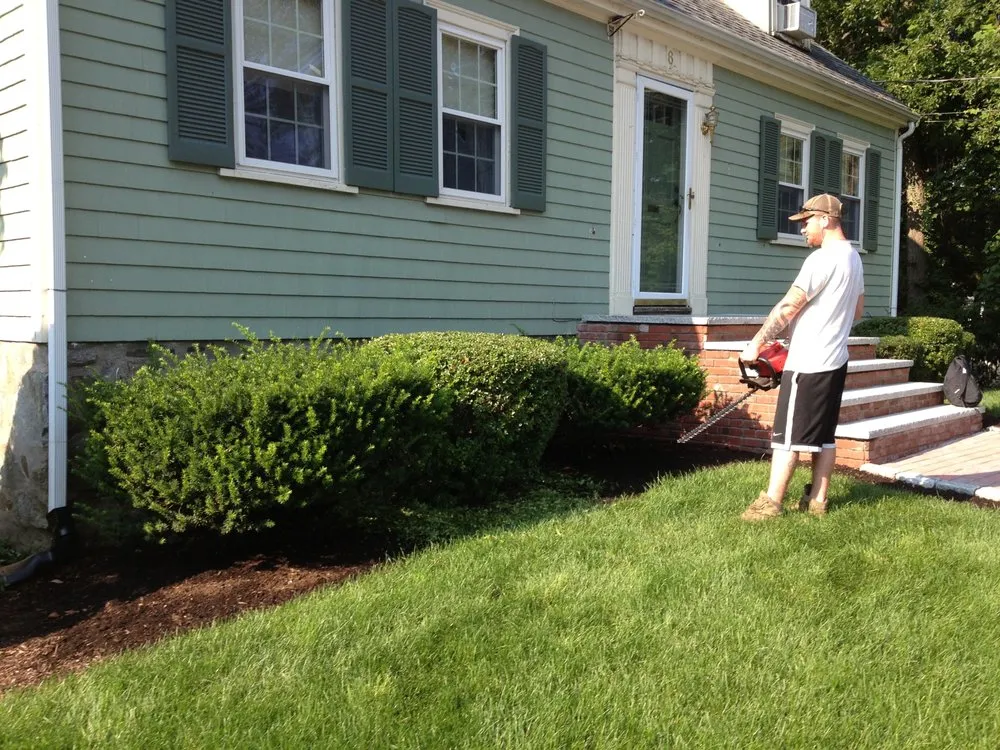 Professional landscape installation for outdoor upgrades across Dedham, MA - Natural Landscape