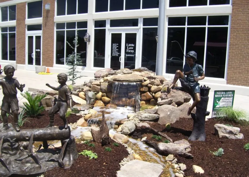 Local landscape design in Tuttle, OK by Natural Look Water Features