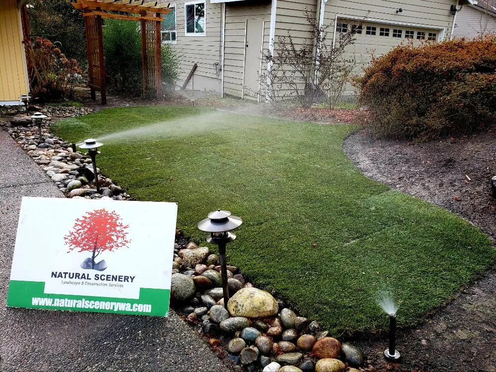 Affordable yard cleanup service with custom design in Monroe, WA by Natural Scenery