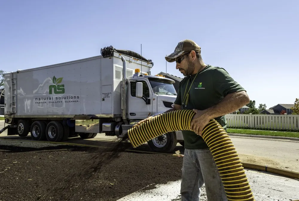 Expert lawn mowing service experts serving Menomonee Falls, WI - Natural Solutions