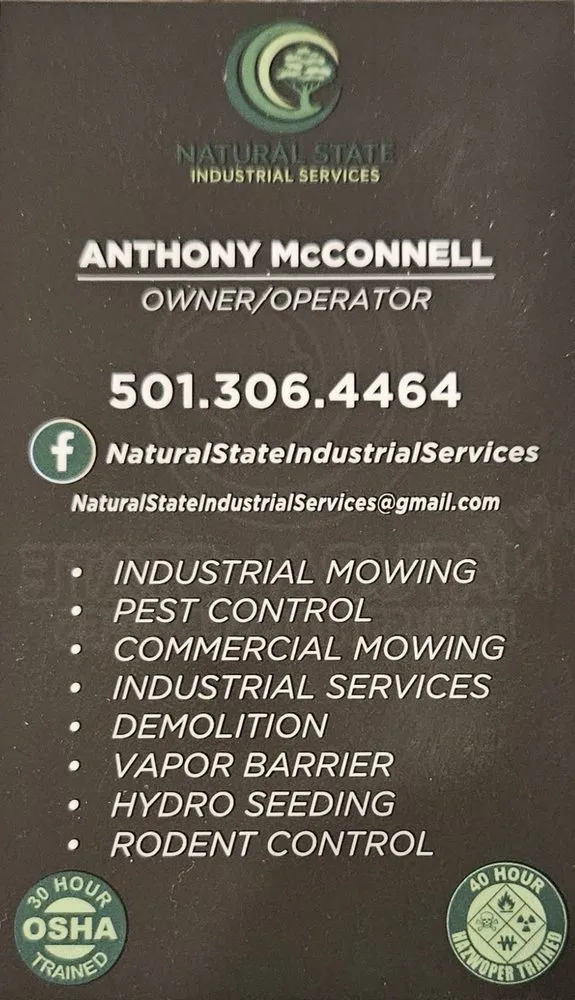 Reliable outdoor landscaping in Morrilton, AR by Natural State Industrial Services