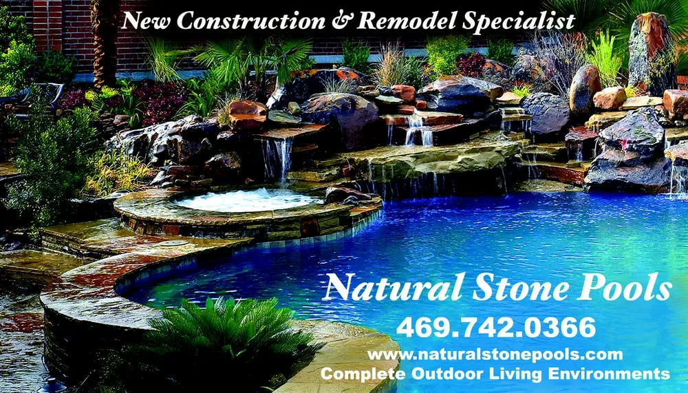 Local yard cleanup service in McKinney, TX - Natural Stone Pools