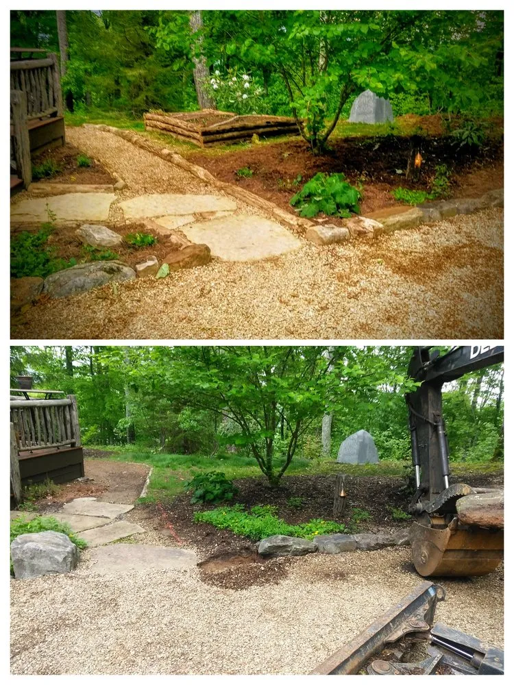 Professional yard maintenance for beautiful yards in Asheville, NC by Natural Succession Landscapes