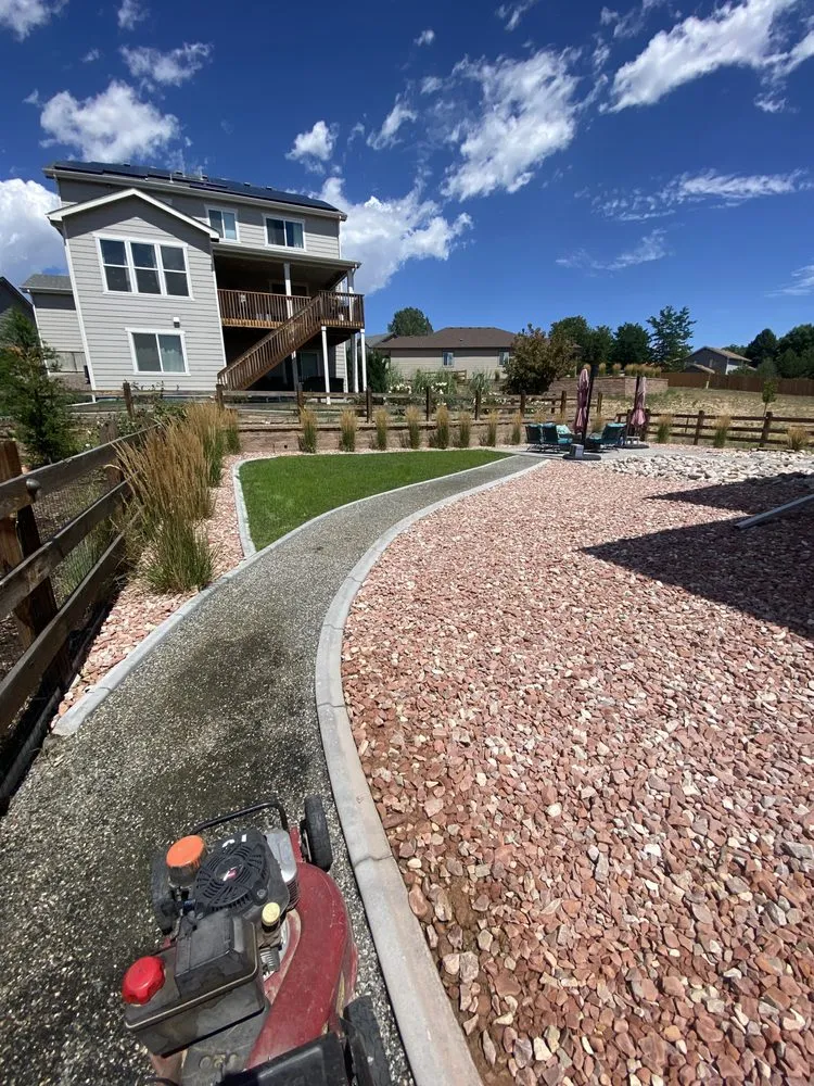 Custom residential landscaping for homes in Longmont, CO by Natural Touch Services