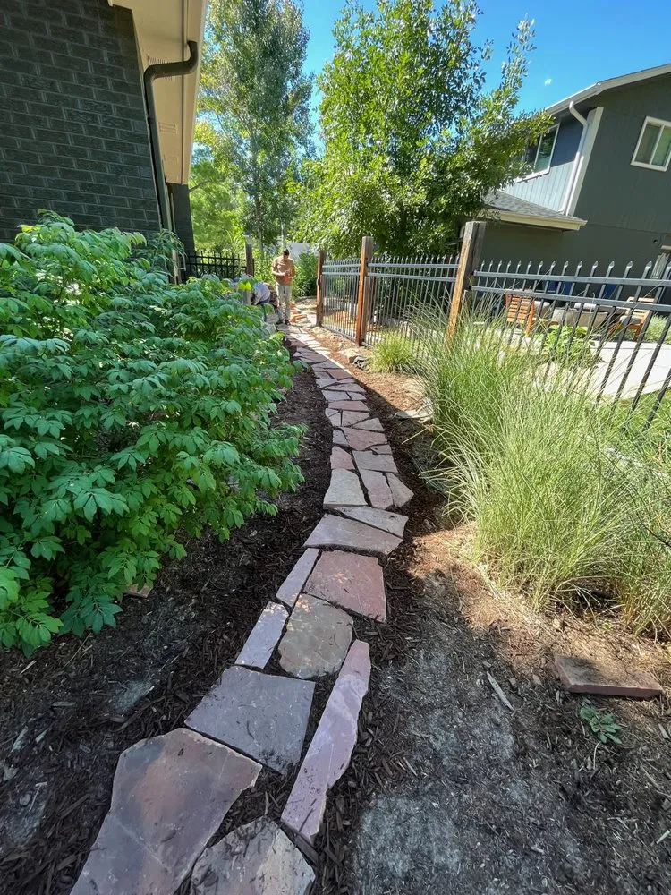 Professional outdoor landscaping in Longmont, CO by Natural Touch Services
