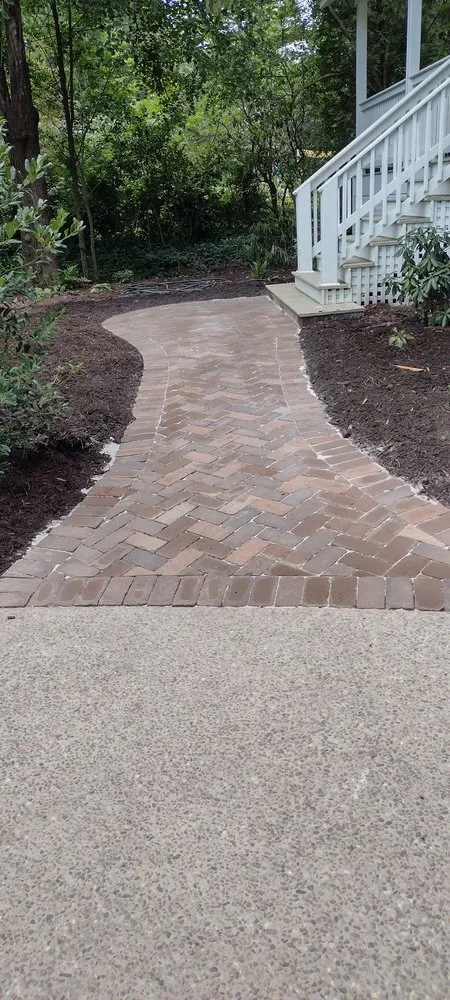 Local lawn mowing service for outdoor upgrades in Hendersonville, NC by Natural View Landscaping Services