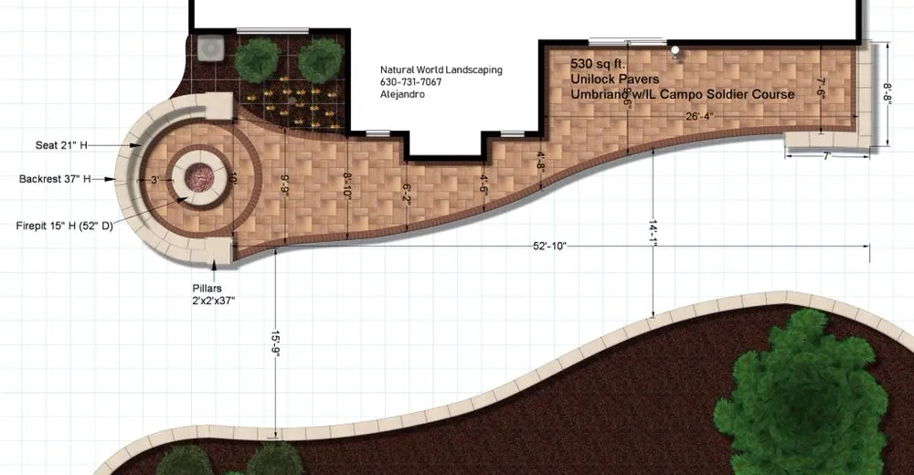 Trusted outdoor landscaping for outdoor upgrades in Oswego, IL by Natural World Landscaping