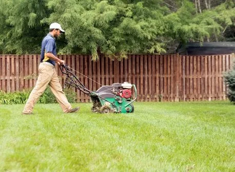Local landscape installation in North Attleborough, MA - NaturaLawn of America