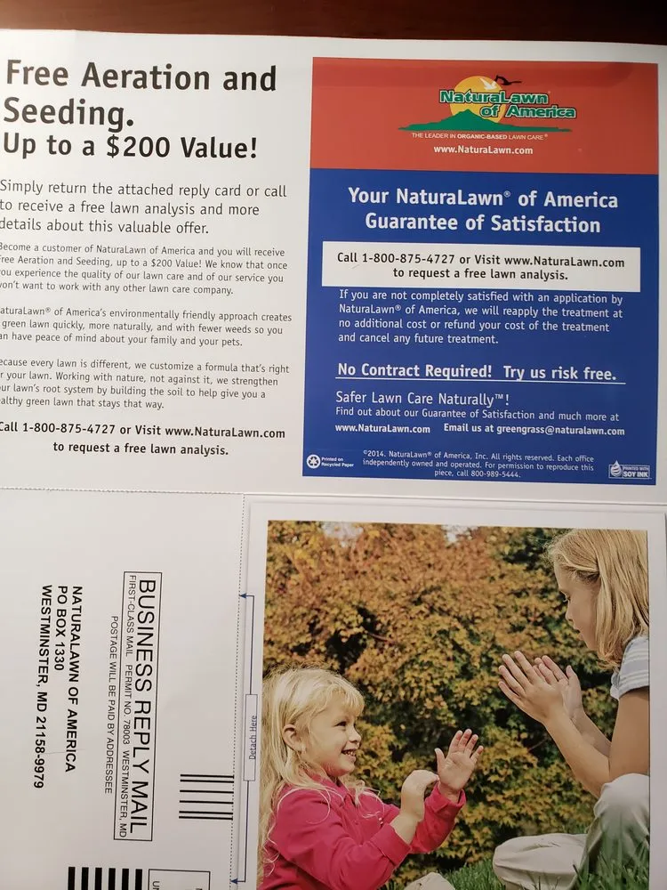 Professional yard maintenance for residential properties in Westminster, MD by NaturaLawn of America