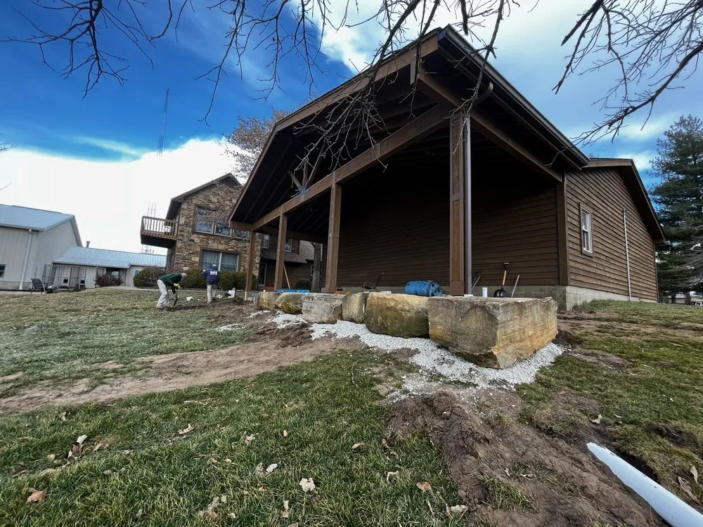 Custom lawn mowing service with custom design across Seymour, IN - Naturalscape Services