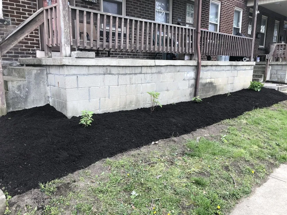 Custom landscape installation in Columbus, OH by Nature Boy Landscaping