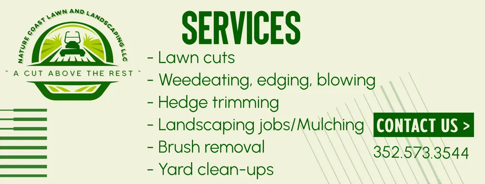 Expert yard cleanup service for residential properties in Dunnellon, FL by Nature Coast Lawn And Landscaping