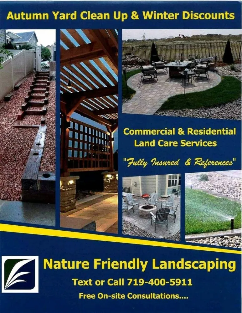 Professional garden landscaping for beautiful yards in Colorado Springs, CO by Nature Friendly Landscaping