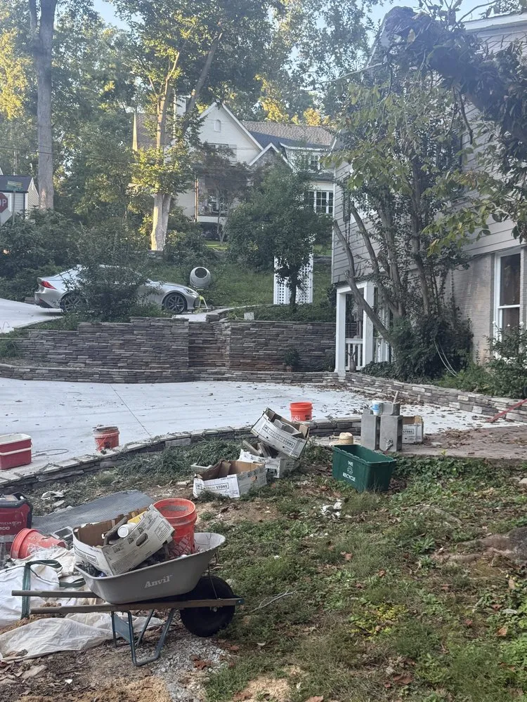 Local garden landscaping with custom design in Spartanburg, SC by Nature Landscape