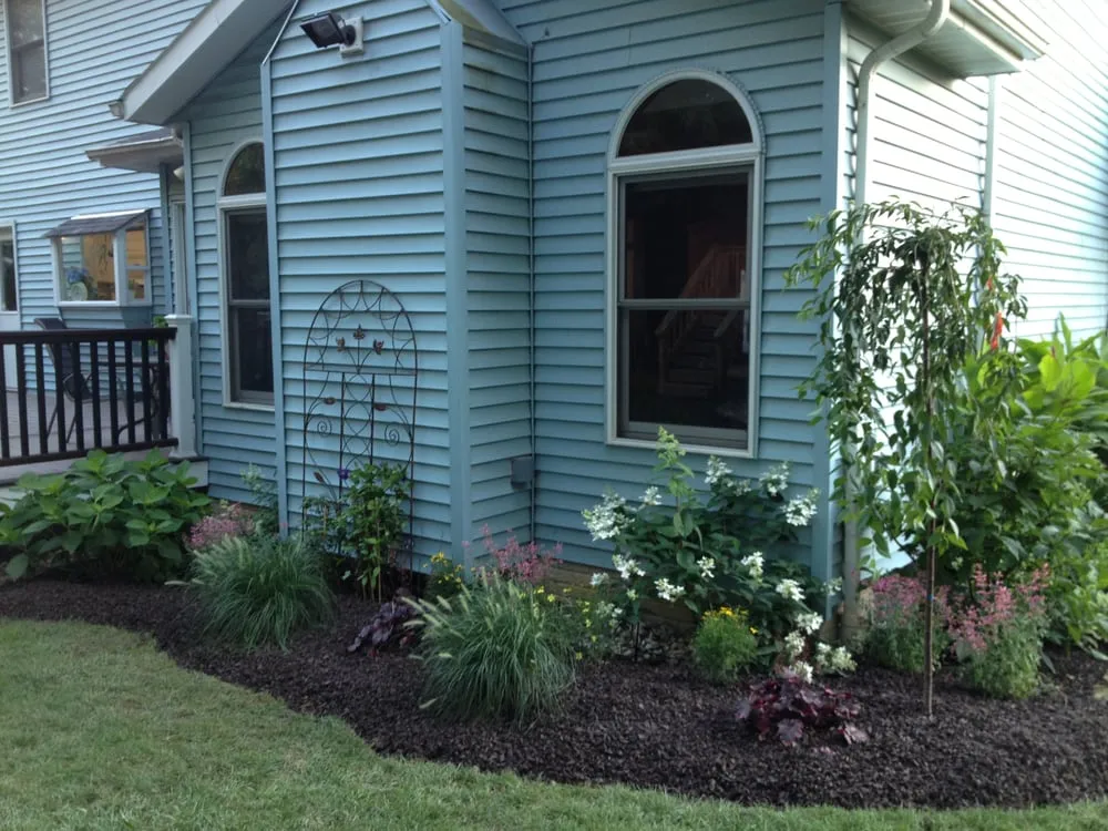 Professional garden landscaping for outdoor upgrades in Brunswick, OH by Nature Scapes